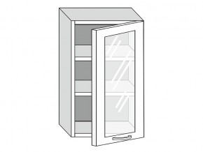 19.50.3 Шкаф настенный (h=913) на 500мм с 1-ой стекл. дверцей в Златоусте - zlatoust.magazinmebel.ru | фото