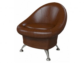 Банкетка-кресло 6-5104 коричневая в Златоусте - zlatoust.magazinmebel.ru | фото