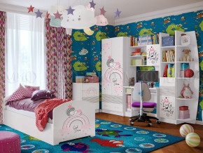 Детская комната Юниор-2 Принцесса 1 в Златоусте - zlatoust.magazinmebel.ru | фото