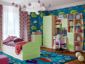 Детская комната Юниор-2 Салатовый в Златоусте - zlatoust.magazinmebel.ru | фото
