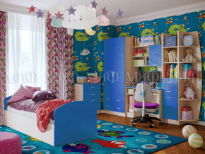Детская комната Юниор-2 Синий в Златоусте - zlatoust.magazinmebel.ru | фото