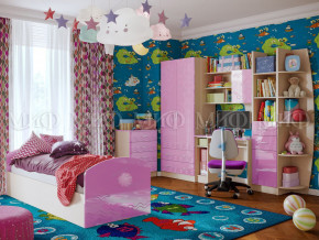 Детская комната Юниор-2 Сиреневый металлик в Златоусте - zlatoust.magazinmebel.ru | фото