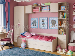 Детская комната Вега 1 Дуб беленый в Златоусте - zlatoust.magazinmebel.ru | фото