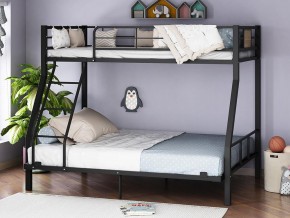 Двухъярусная кровать Гранада-1 140 черный в Златоусте - zlatoust.magazinmebel.ru | фото