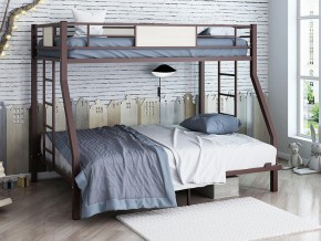 Двухъярусная кровать Гранада 140 коричневый в Златоусте - zlatoust.magazinmebel.ru | фото