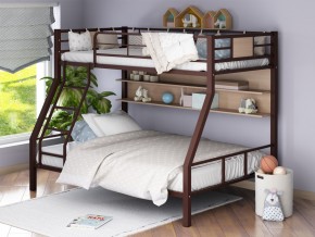 Двухъярусная кровать Гранада-1П коричневый в Златоусте - zlatoust.magazinmebel.ru | фото - изображение 1