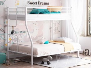 Двухъярусная кровать Гранада-3 140 белый в Златоусте - zlatoust.magazinmebel.ru | фото