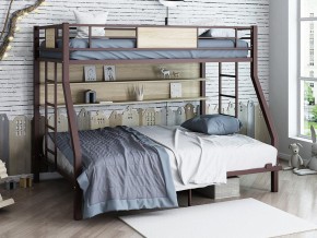Двухъярусная кровать Гранада П 140 коричневый в Златоусте - zlatoust.magazinmebel.ru | фото