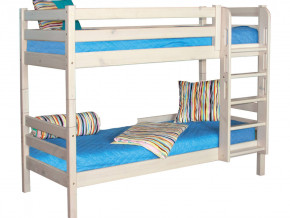 Двухъярусная кровать Соня с прямой лестницей Вариант 9 белая в Златоусте - zlatoust.magazinmebel.ru | фото - изображение 2