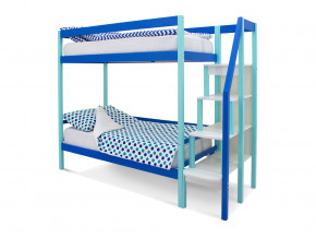 Двухъярусная кровать Svogen мятно-синий в Златоусте - zlatoust.magazinmebel.ru | фото - изображение 1