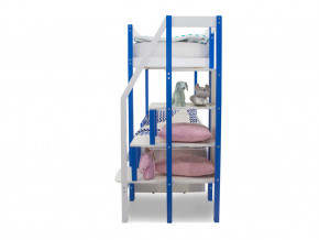 Двухъярусная кровать Svogen с ящиками сине-белый в Златоусте - zlatoust.magazinmebel.ru | фото - изображение 4