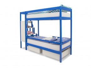 Двухъярусная кровать Svogen с ящиками синий в Златоусте - zlatoust.magazinmebel.ru | фото - изображение 5