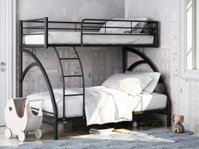 Двухъярусная кровать Виньола 2 Черная в Златоусте - zlatoust.magazinmebel.ru | фото - изображение 1