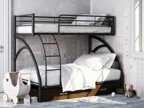 Двухъярусная кровать Виньола-2 Я черный в Златоусте - zlatoust.magazinmebel.ru | фото