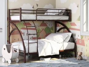 Двухъярусная кровать Виньола 2 Коричневая в Златоусте - zlatoust.magazinmebel.ru | фото - изображение 1