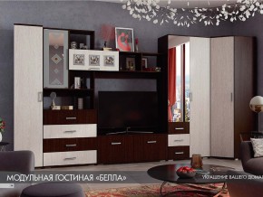 Гостиная Белла венге с угловым шкафом в Златоусте - zlatoust.magazinmebel.ru | фото