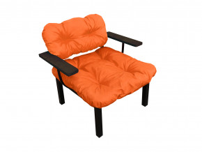 Кресло Дачное оранжевая подушка в Златоусте - zlatoust.magazinmebel.ru | фото