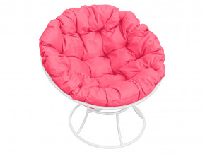 Кресло Папасан без ротанга розовая подушка в Златоусте - zlatoust.magazinmebel.ru | фото - изображение 1