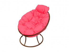 Кресло Папасан мини без ротанга розовая подушка в Златоусте - zlatoust.magazinmebel.ru | фото - изображение 1