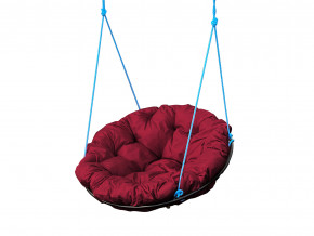 Кресло Папасан подвесное бордовая подушка в Златоусте - zlatoust.magazinmebel.ru | фото - изображение 1
