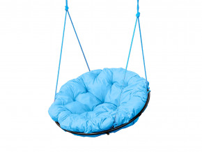 Кресло Папасан подвесное голубая подушка в Златоусте - zlatoust.magazinmebel.ru | фото