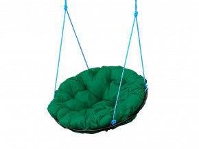 Кресло Папасан подвесное зелёная подушка в Златоусте - zlatoust.magazinmebel.ru | фото