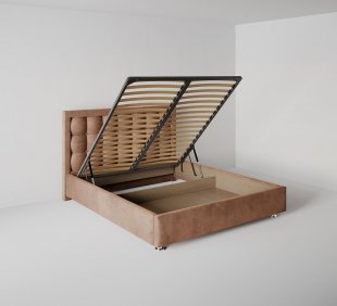 Кровать Барселона 0.9 м с подъемным механизмом в Златоусте - zlatoust.magazinmebel.ru | фото - изображение 1