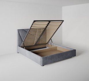 Кровать Геометрия 0.8 м с подъемным механизмом в Златоусте - zlatoust.magazinmebel.ru | фото - изображение 3