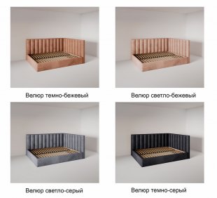 Кровать Вертикаль угловая 0.8 м с ортопедическим основанием в Златоусте - zlatoust.magazinmebel.ru | фото - изображение 6
