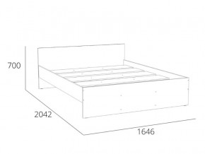 Кровать 1600 НМ 011.53 Симпл Белый Фасадный в Златоусте - zlatoust.magazinmebel.ru | фото - изображение 4