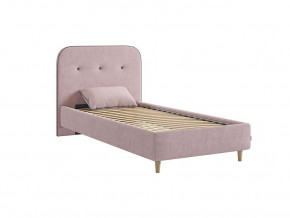 Кровать 900 Лео велюр нежно-розовый в Златоусте - zlatoust.magazinmebel.ru | фото - изображение 3