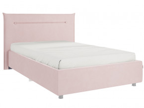 Кровать Альба 1200 велюр нежно-розовый в Златоусте - zlatoust.magazinmebel.ru | фото