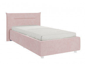 Кровать Альба 900 велюр нежно-розовый в Златоусте - zlatoust.magazinmebel.ru | фото - изображение 1