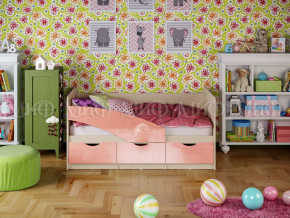 Кровать Бабочки 1600 Розовый металлик в Златоусте - zlatoust.magazinmebel.ru | фото - изображение 1