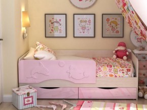 Кровать детская Алиса КР 812 розовая 1600 в Златоусте - zlatoust.magazinmebel.ru | фото