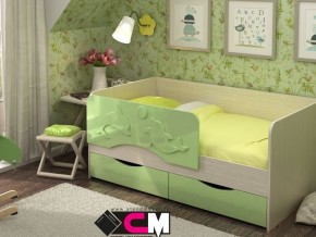 Кровать детская Алиса КР 812 зеленая 1600 в Златоусте - zlatoust.magazinmebel.ru | фото - изображение 1