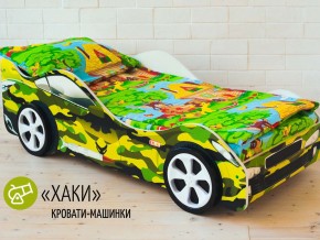 Кровать детская машина Хаки в Златоусте - zlatoust.magazinmebel.ru | фото - изображение 2