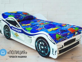 Кровать детская машина Полиции в Златоусте - zlatoust.magazinmebel.ru | фото - изображение 1
