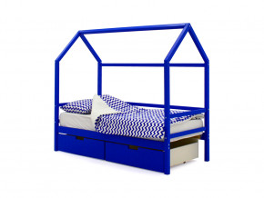 Кровать-домик Svogen с ящиками синий в Златоусте - zlatoust.magazinmebel.ru | фото - изображение 1