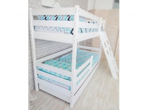 Кровать двухъярусная Сонечка с наклонной лестницей и ящиками в Златоусте - zlatoust.magazinmebel.ru | фото - изображение 3