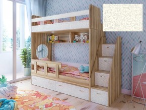 Кровать двухъярусная Юниор 1 с фасадом для рисования феритейл в Златоусте - zlatoust.magazinmebel.ru | фото