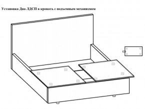 Кровать Феодосия норма 160 с механизмом подъема и дном ЛДСП в Златоусте - zlatoust.magazinmebel.ru | фото - изображение 5