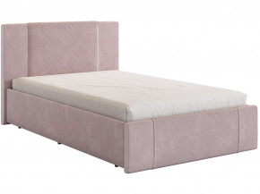 Кровать Хлоя 1200 велюр нежно-розовый в Златоусте - zlatoust.magazinmebel.ru | фото