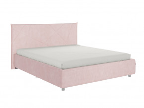 Кровать Квест 1600 велюр нежно-розовый в Златоусте - zlatoust.magazinmebel.ru | фото