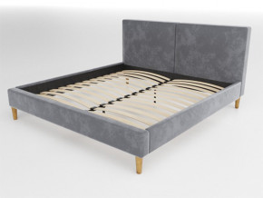 Кровать Линси 1200 серый в Златоусте - zlatoust.magazinmebel.ru | фото - изображение 1