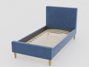 Кровать Линси 900 синий в Златоусте - zlatoust.magazinmebel.ru | фото - изображение 1