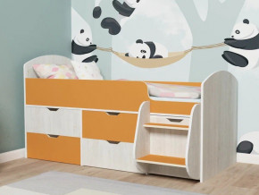 Кровать Малыш-7 Винтербер-Оранжевый в Златоусте - zlatoust.magazinmebel.ru | фото - изображение 1