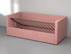 Кровать мягкая с подъёмным механизмом арт. 030 розовый в Златоусте - zlatoust.magazinmebel.ru | фото - изображение 2