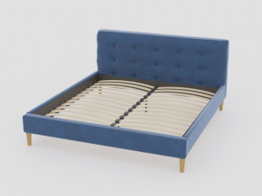 Кровать Пайли 1400 синий в Златоусте - zlatoust.magazinmebel.ru | фото - изображение 1