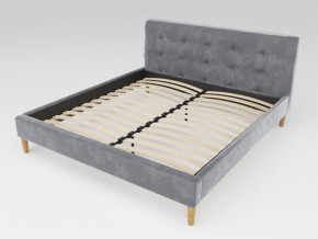 Кровать Пайли 1800 серый в Златоусте - zlatoust.magazinmebel.ru | фото - изображение 1